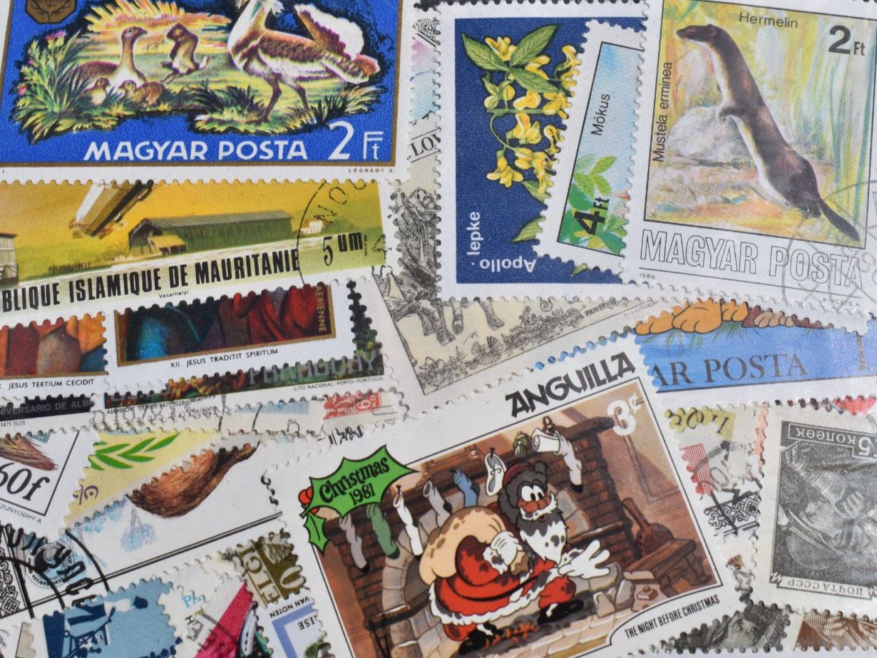 Tutti i francobolli: 500 Ausländische Briefmarken. .  B1106D – Usato da Bettingen venduto da Gluscht-Oase 2