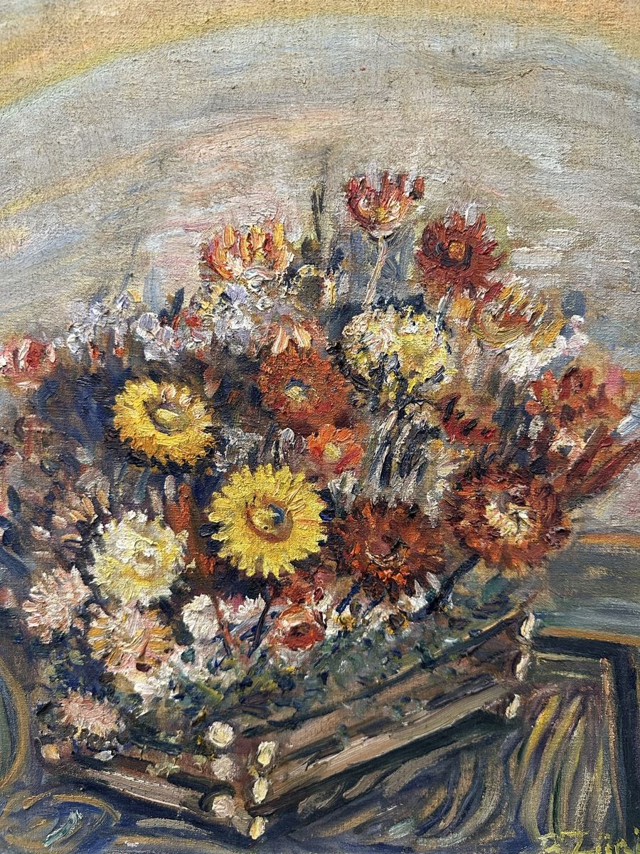 Dipinti: Bertha Züricher Gemälde Blumen Stillleben – Usato da Ebikon venduto da Gaenggeliwaar 2
