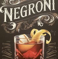 Negroni / Schönes Blechschild 20 x 30 CM / neu