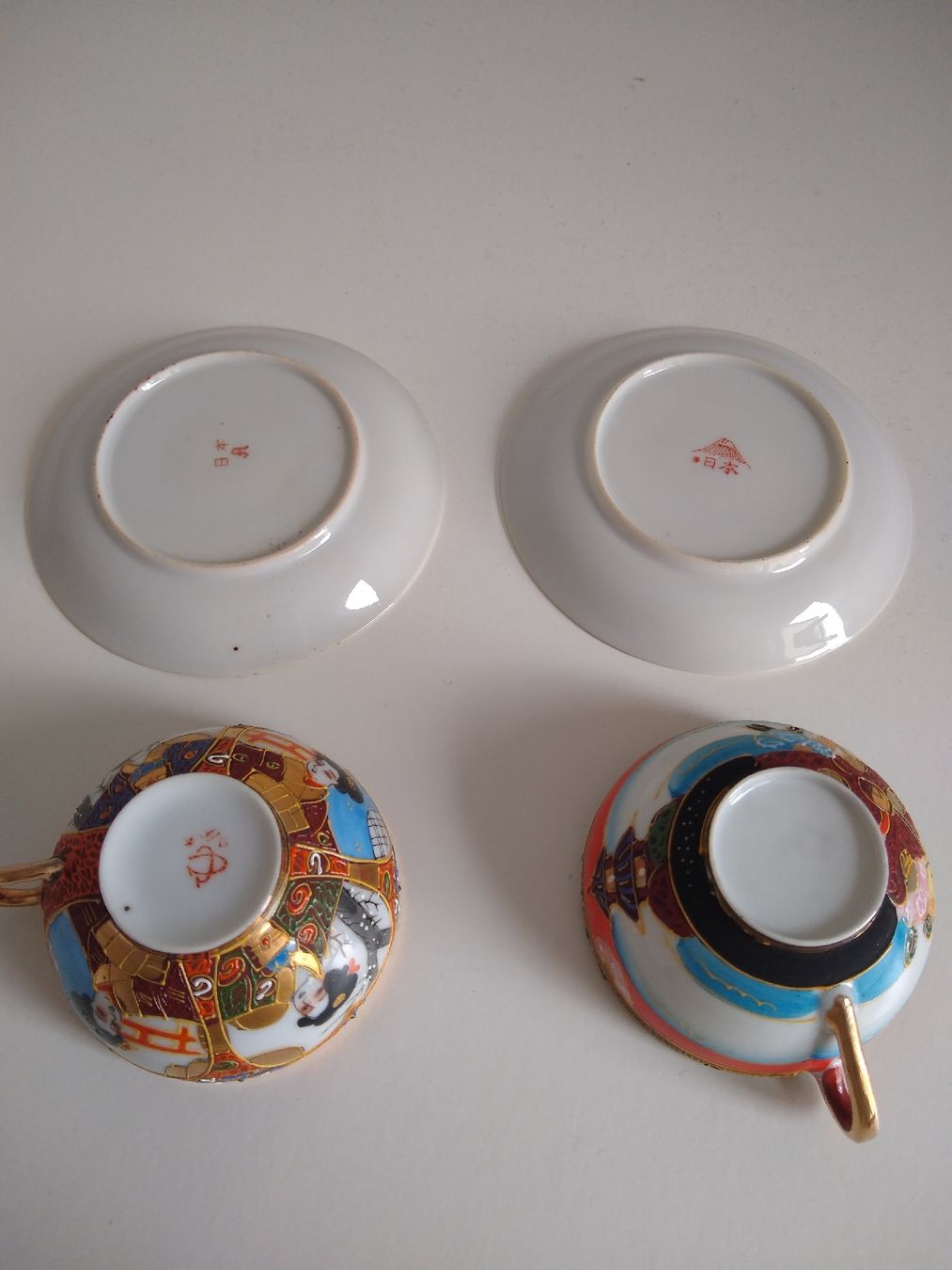 Set di piatti: 2x Japanese Geisha Teacups & Saucers Set – Usato da Dübendorf venduto da LoRi-2026 5