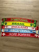 Fussballschals Schweiz Portugal Brasil England Argentinien