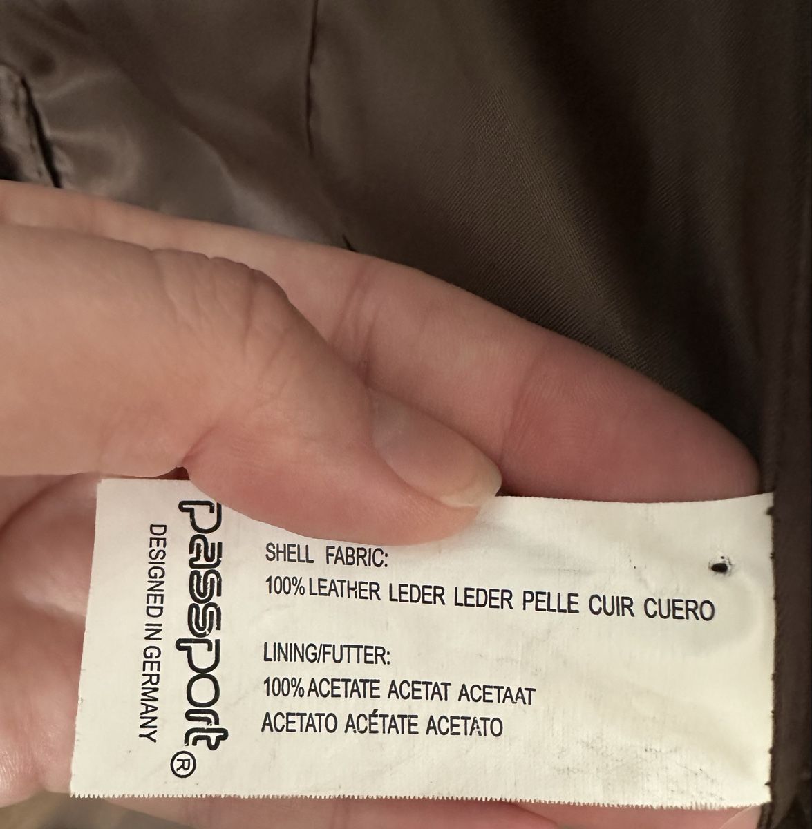 Vestes: Lederjacke von Passport – Neuf (Voir description) à Dübendorf par suv_7dsx 5