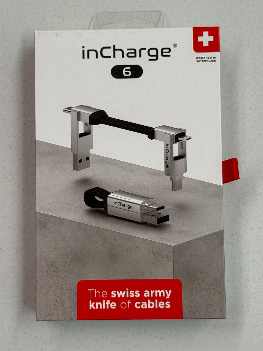 Ladegeräte: Porte-clés/chargeur (USB-C, USB-A, Lightning, Micro-USB) – Neu und originalverpackt aus Zug von ElPhone