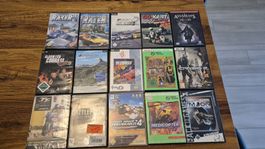 14 PC Spiele Konvolut diverse Titel gebrauchter Zustand