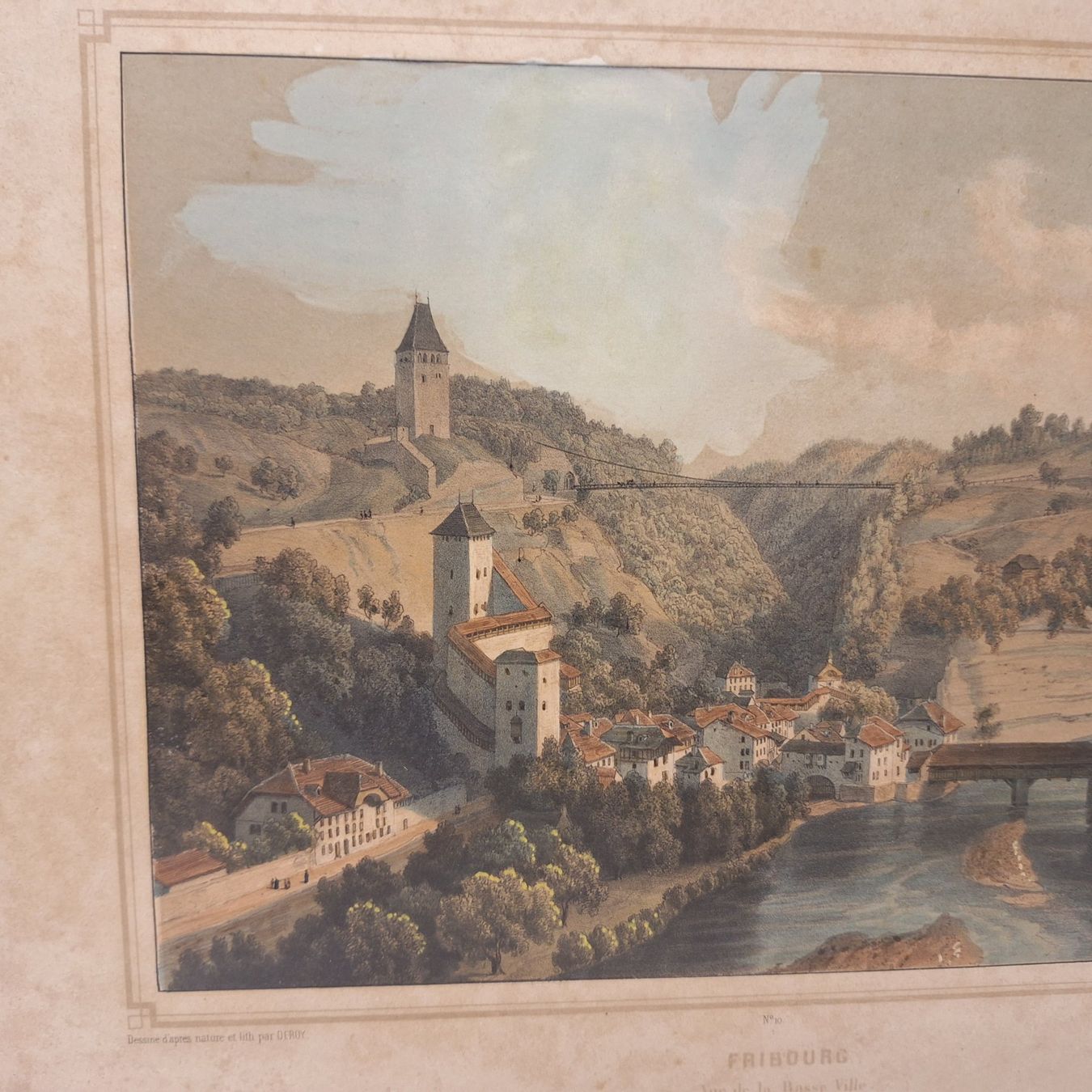 Foto & Immagini: Fribourg, antikes Bild – Usato da Winterthur venduto da ric_rl7n 7