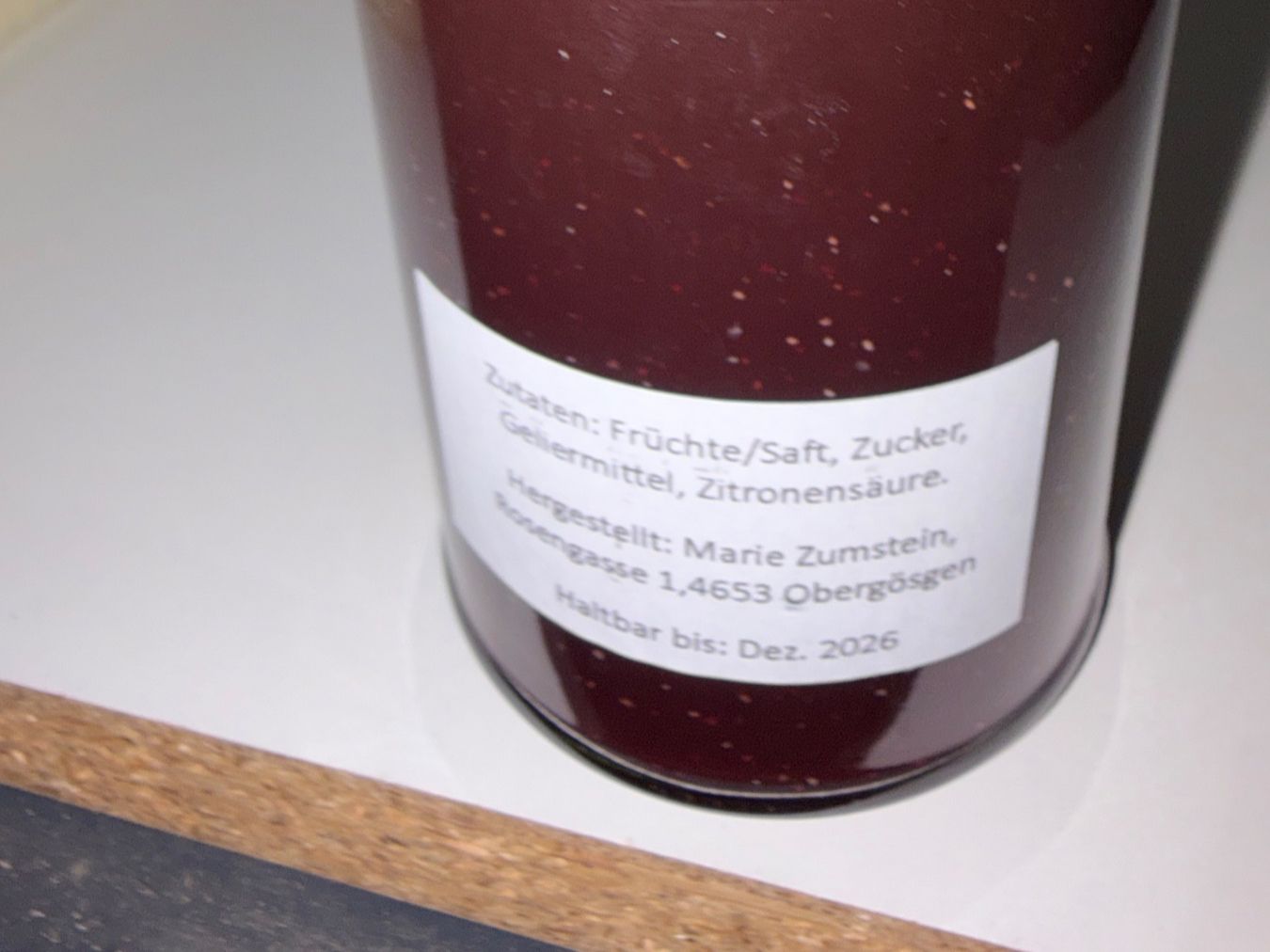 Cibi & Specialità: Traubengelee  Hausgemacht 191ml – Nuovo (secondo la descrizione) da Obergösgen venduto da Andre118 1