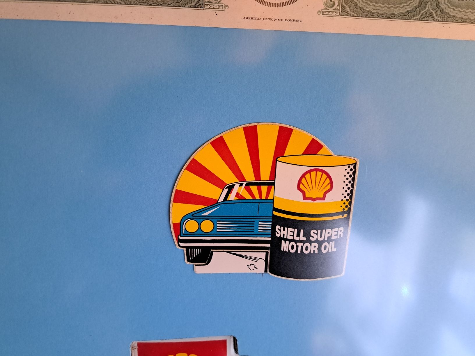 Foto & Immagini: Shell Oil Company - Aktie mit Rahmen. – Usato da Rebstein venduto da ret_7qvm 2