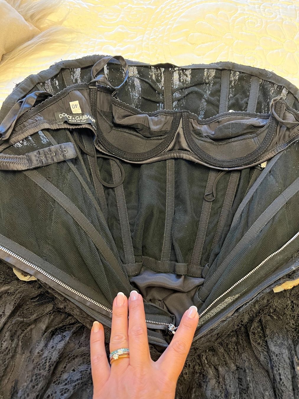 Dolce & Gabbana Vestiti: DOLCE & GABBANA  FESTKLEID – Usato da Steinhausen venduto da Mimirose114 7