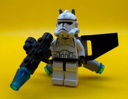 Lego Star Wars Clone Jet Trooper Sky Corps sw0127 Minifigur