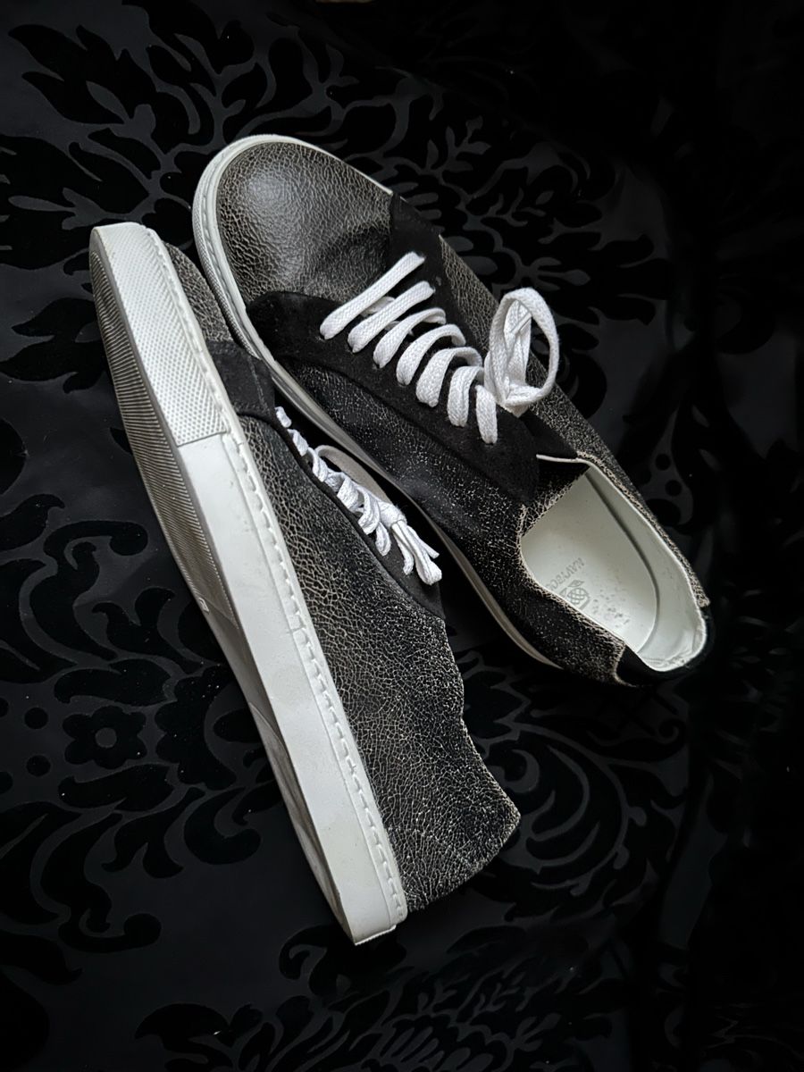 Navyboot Damenschuhe: Navyboot Leder Sneaker, schwarz-grau, in 38 – Gebraucht aus Bern von Maria003 2