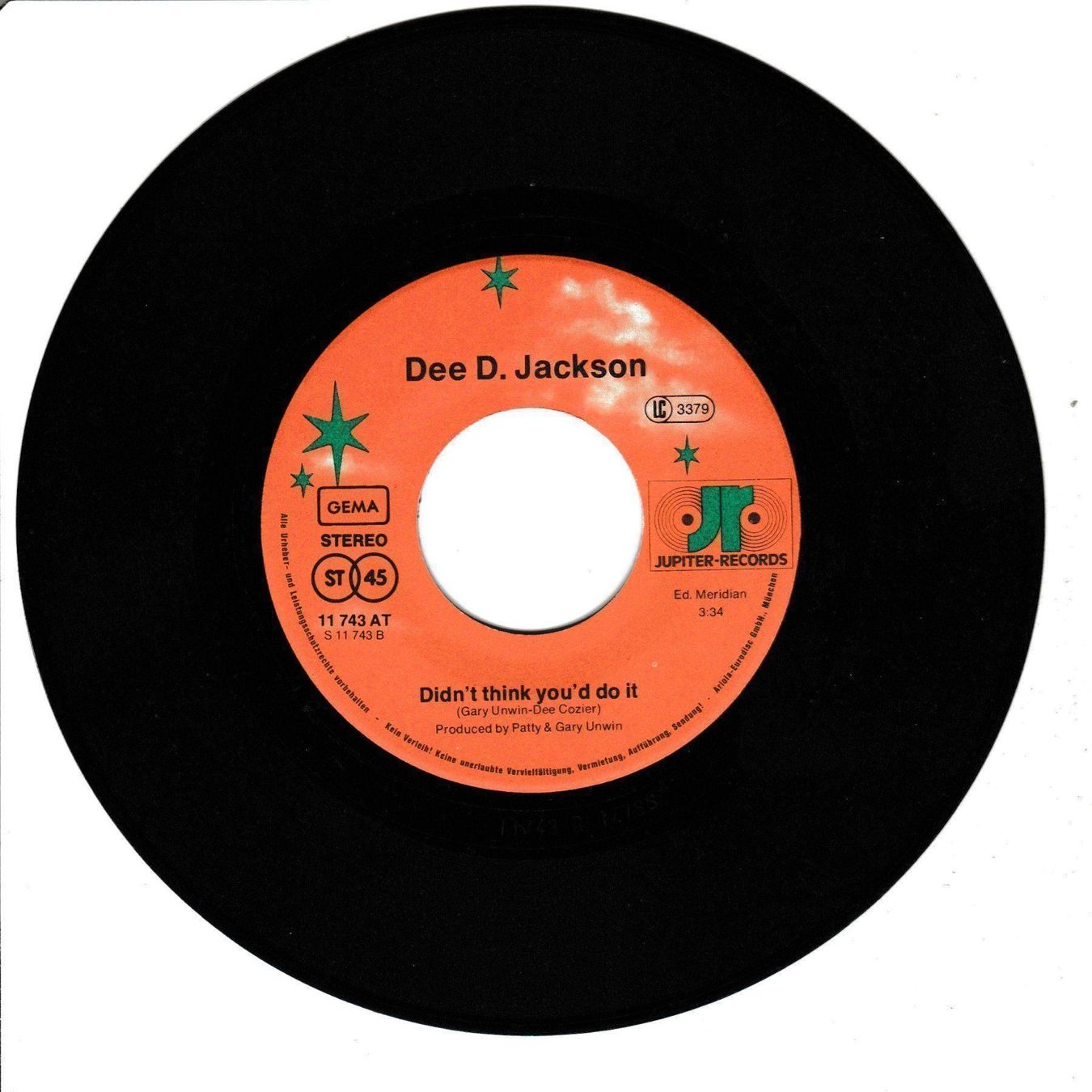 Dischi in vinile: Dee D. Jackson - Automatic Lover 7" Vinyl (Disco) – Usato da Tübach venduto da JamesStone 3