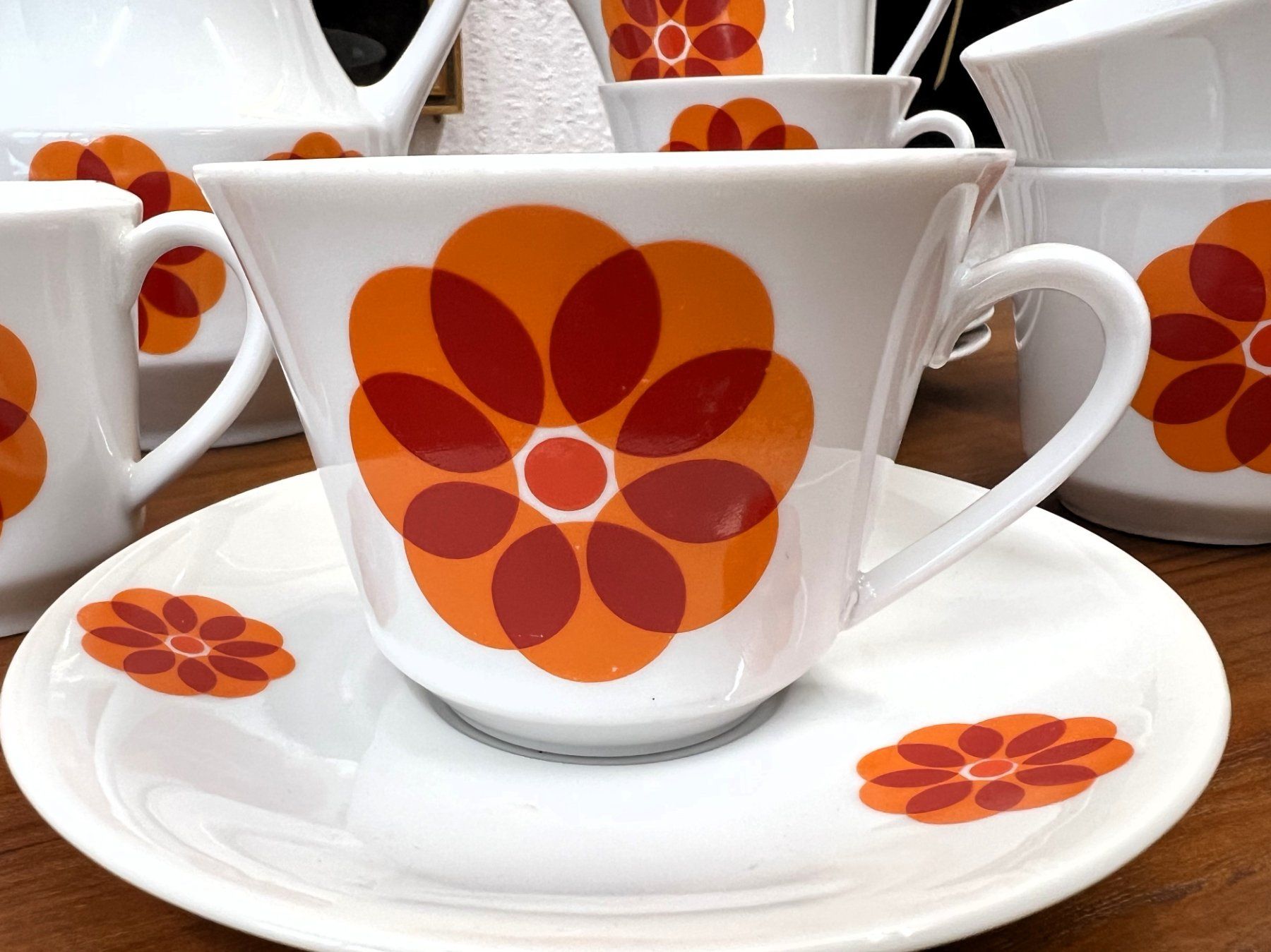 Seltmann Set di piatti: Retro 70s Kaffeservice - Seltmann Weiden Bavaria – Usato da Walzenhausen venduto da stilvollwohnen 2