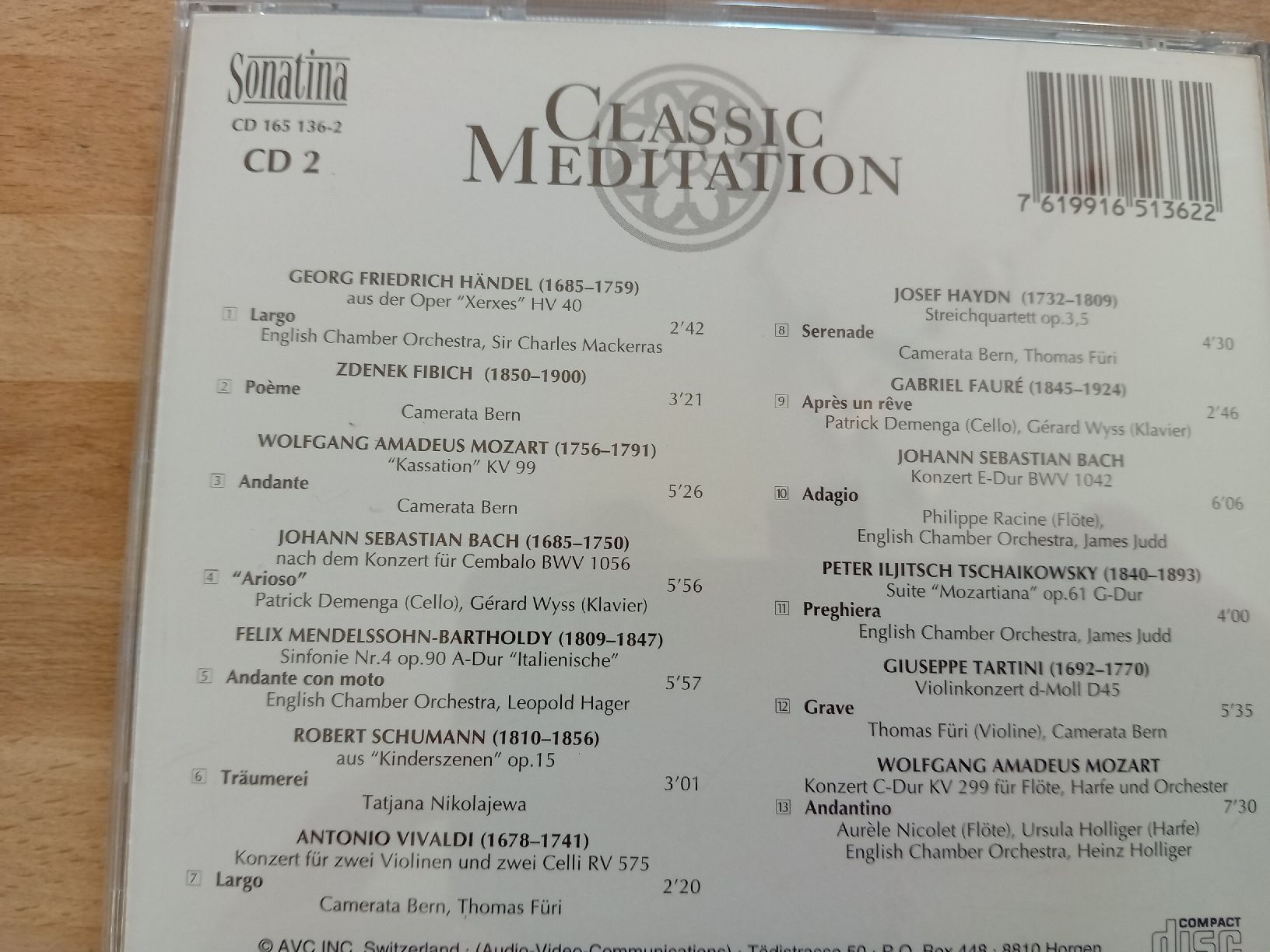 CDs: CD Classic Meditation – Gebraucht aus Witterswil von hele04 1