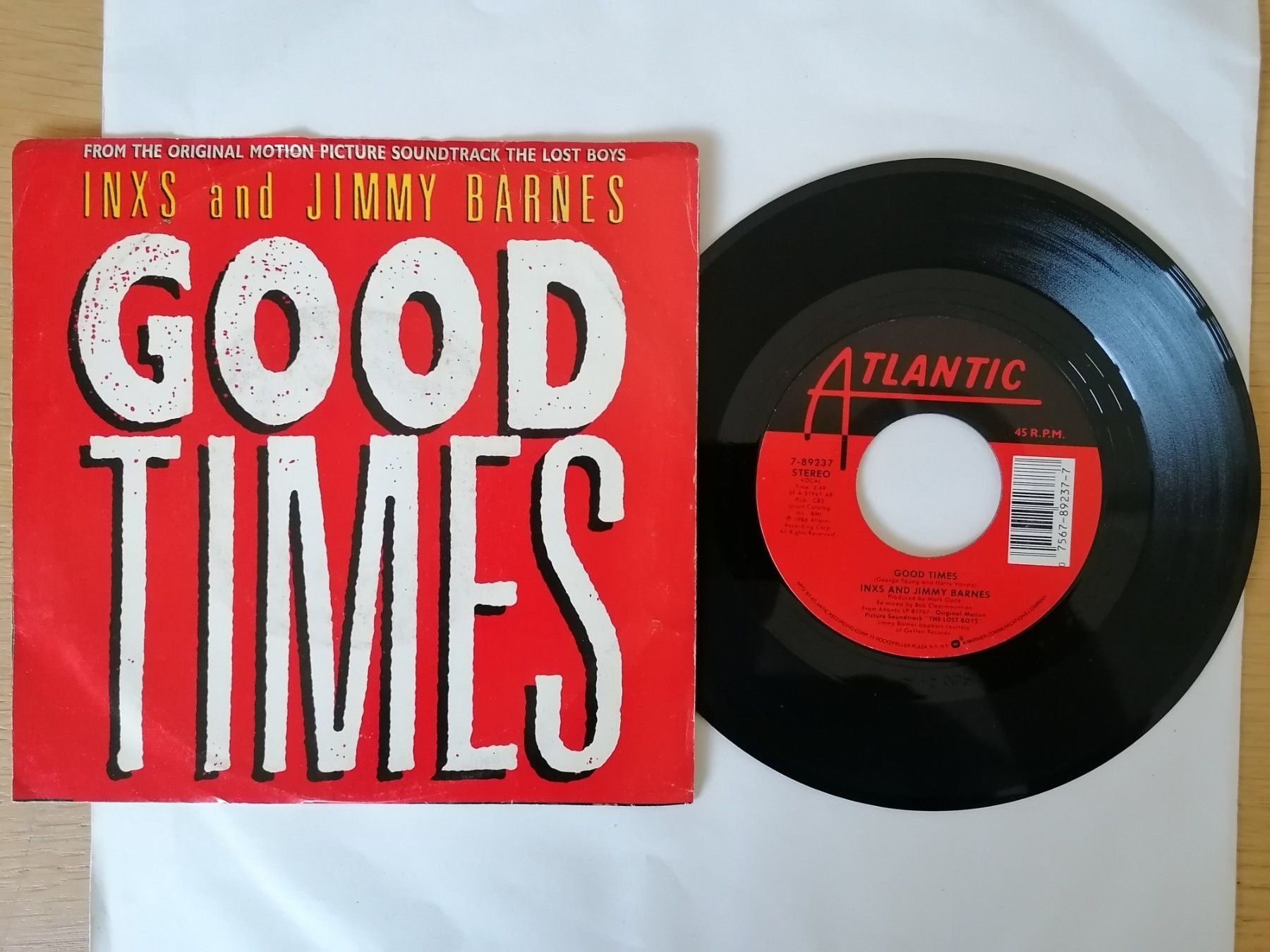 Dischi in vinile: INXS & Jimmy Barnes - Good Times – Usato da Beinwil am See venduto da Funkthesizer
