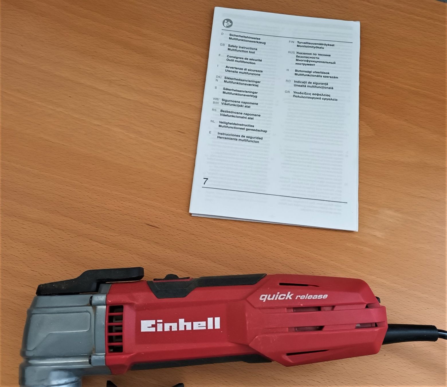 Einhell Tous les outils: Einhell TE-MG 300 EQ Kit Multitool-Kit Multifunktionswerkzeu – D'occasion à Vaduz par Bergtiger 6