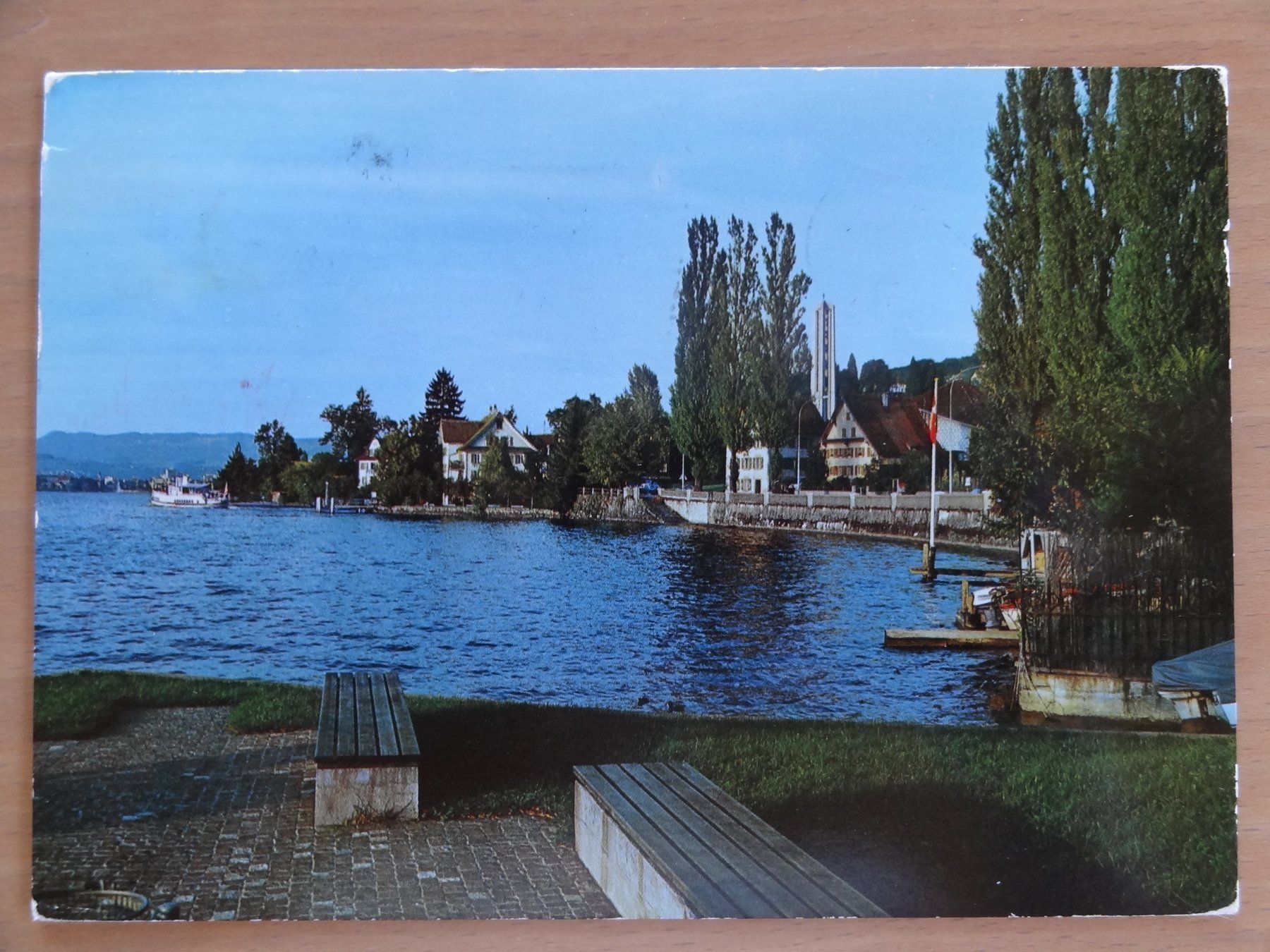 Cartoline postali: Oberwil - Zug - 1976 – Usato da St Léonard venduto da Riglin