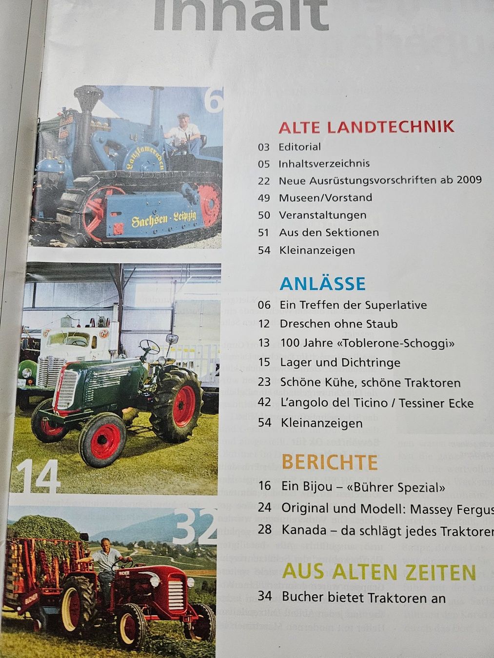 Bucher Traktoren: Alte Landtechnik 4/08 Bührer Bucher xb – Gebraucht aus Flawil von sr1_f6st 1