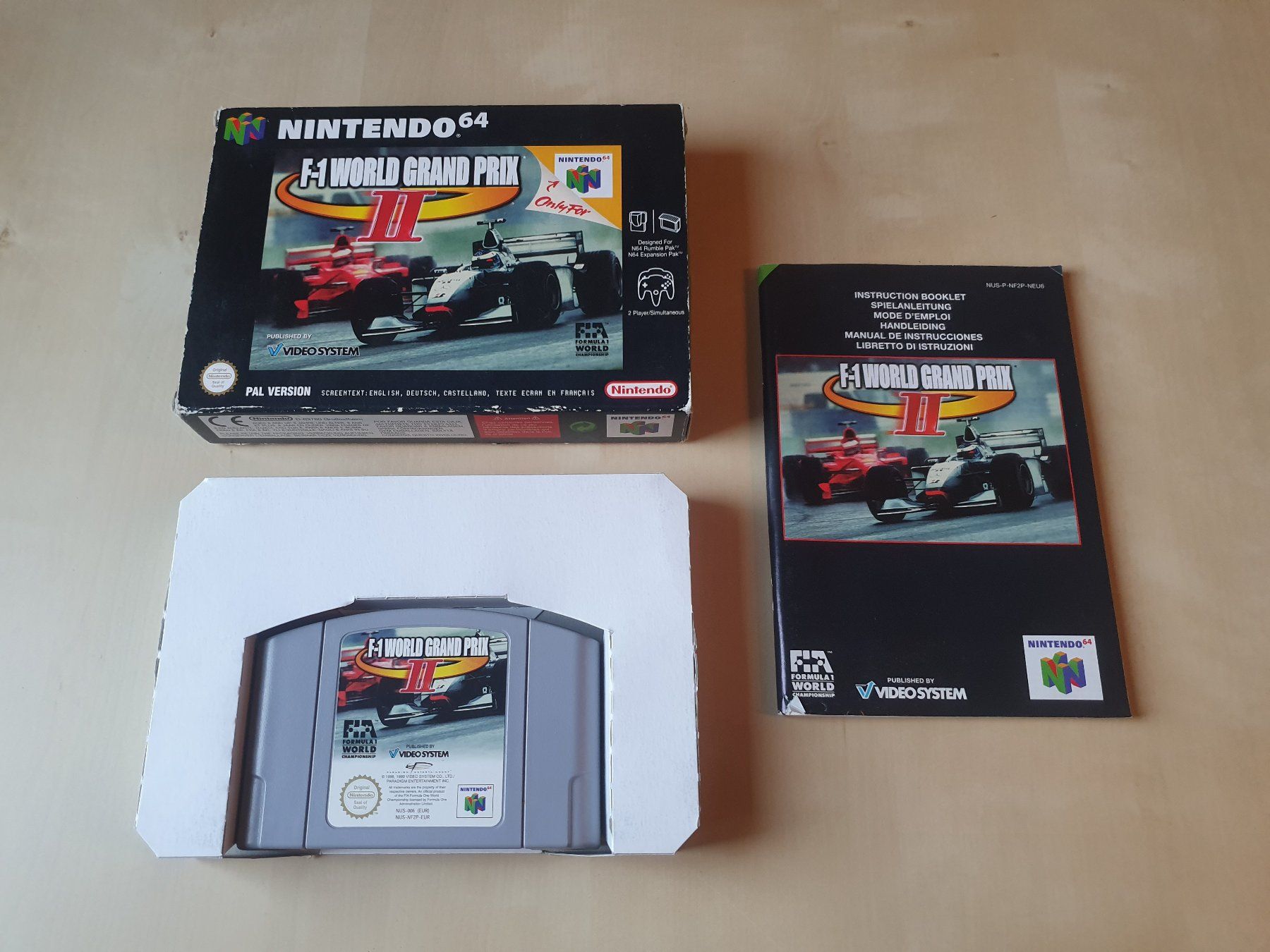 Nintendo Spiele: F-1 World Grand Prix II – Gebraucht aus Stansstad von collectorsshop 6