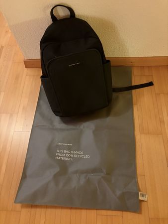 Rucksack Kapten & Son schwarz neuwertig guter Zustand