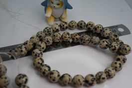 Dalmatiner   Jaspis Kugel     Strang 10mm  letzte