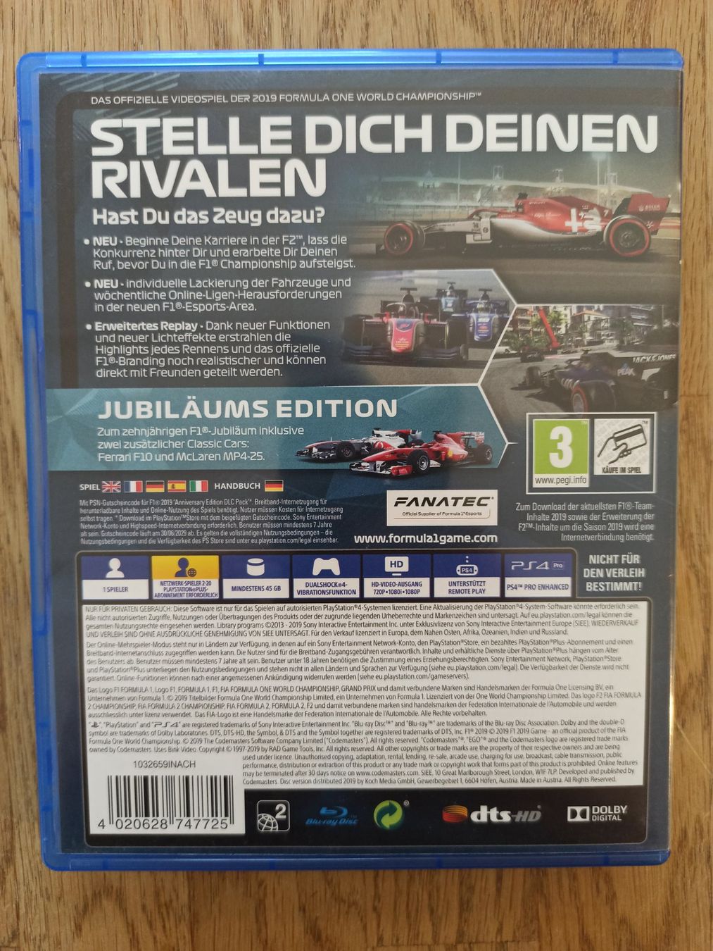 Spiele: F1 2019 Jubilaums Edition PS4 / PS5 – Gebraucht aus Oberweningen von mar_87mx 1
