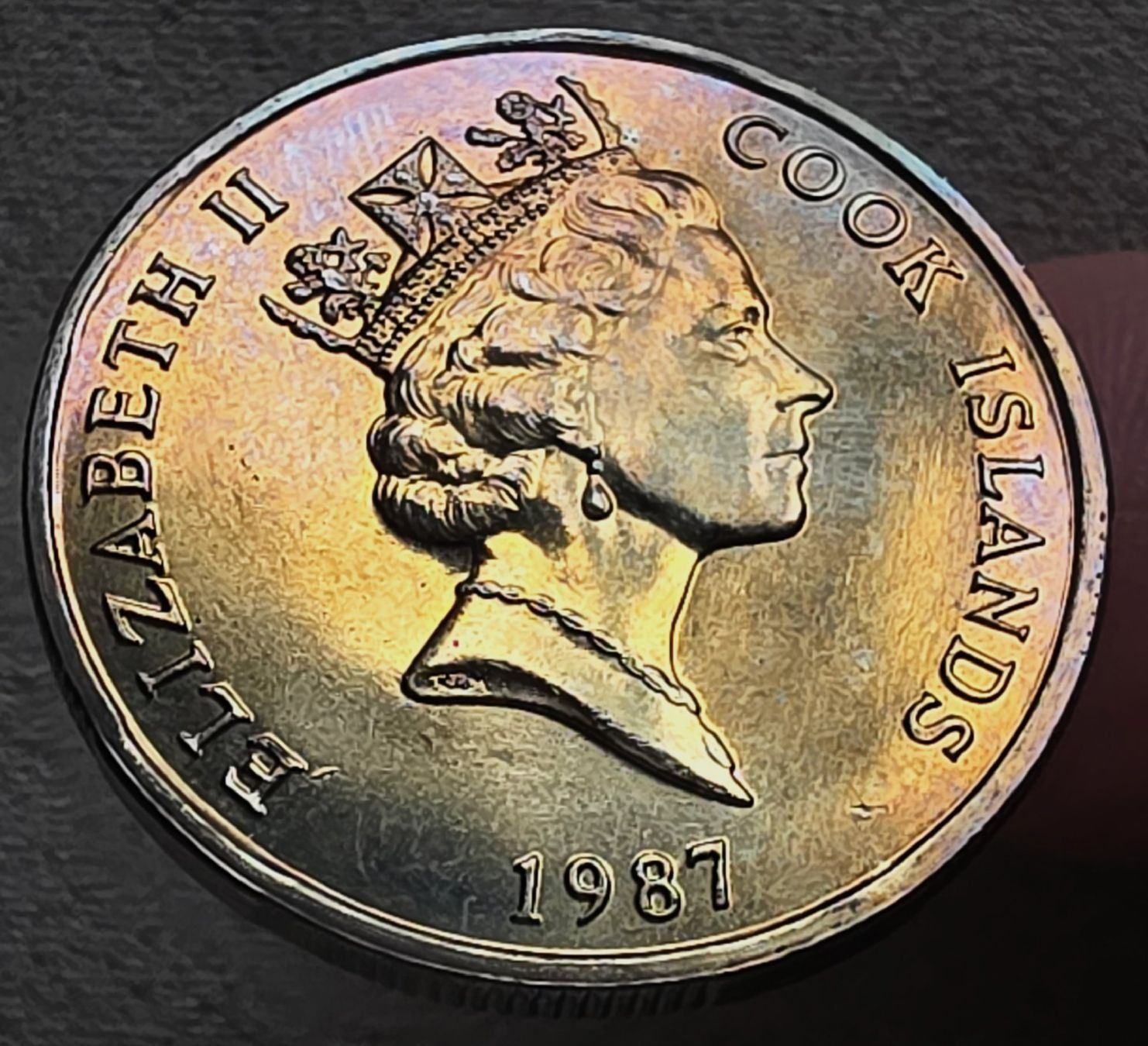 Alle Münzen: COOK ISLANDS 50 CENTS 1987 – Gebraucht aus winterthur von CoinPassion 1