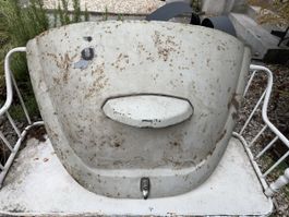 VW Kaefer Heckklappe 1968 Rost Zustand DEFEKT