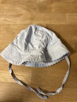 Süesses Baby Hütchen, hellblau, Sommer, Grösse 62/68
