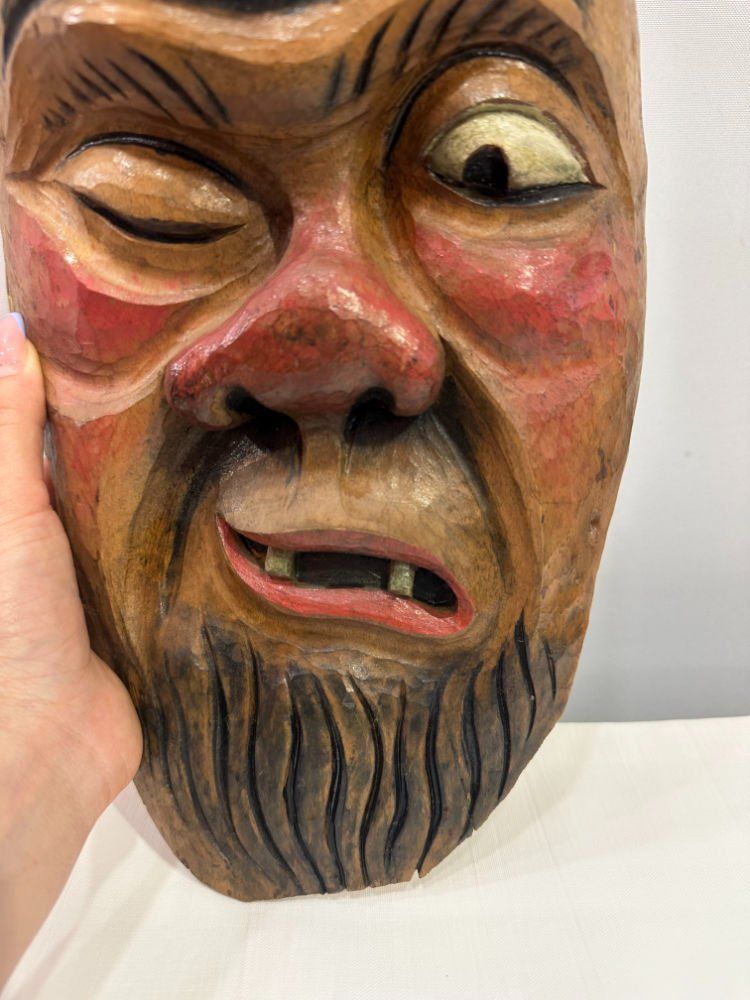 Maschere: Bündner Handgeschnitzte Maske – Usato da Obernau venduto da Arche_Noah_Brocki 5