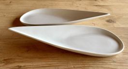 2 Stk. Stylische Anrichteplatten „Holst Porzellan“