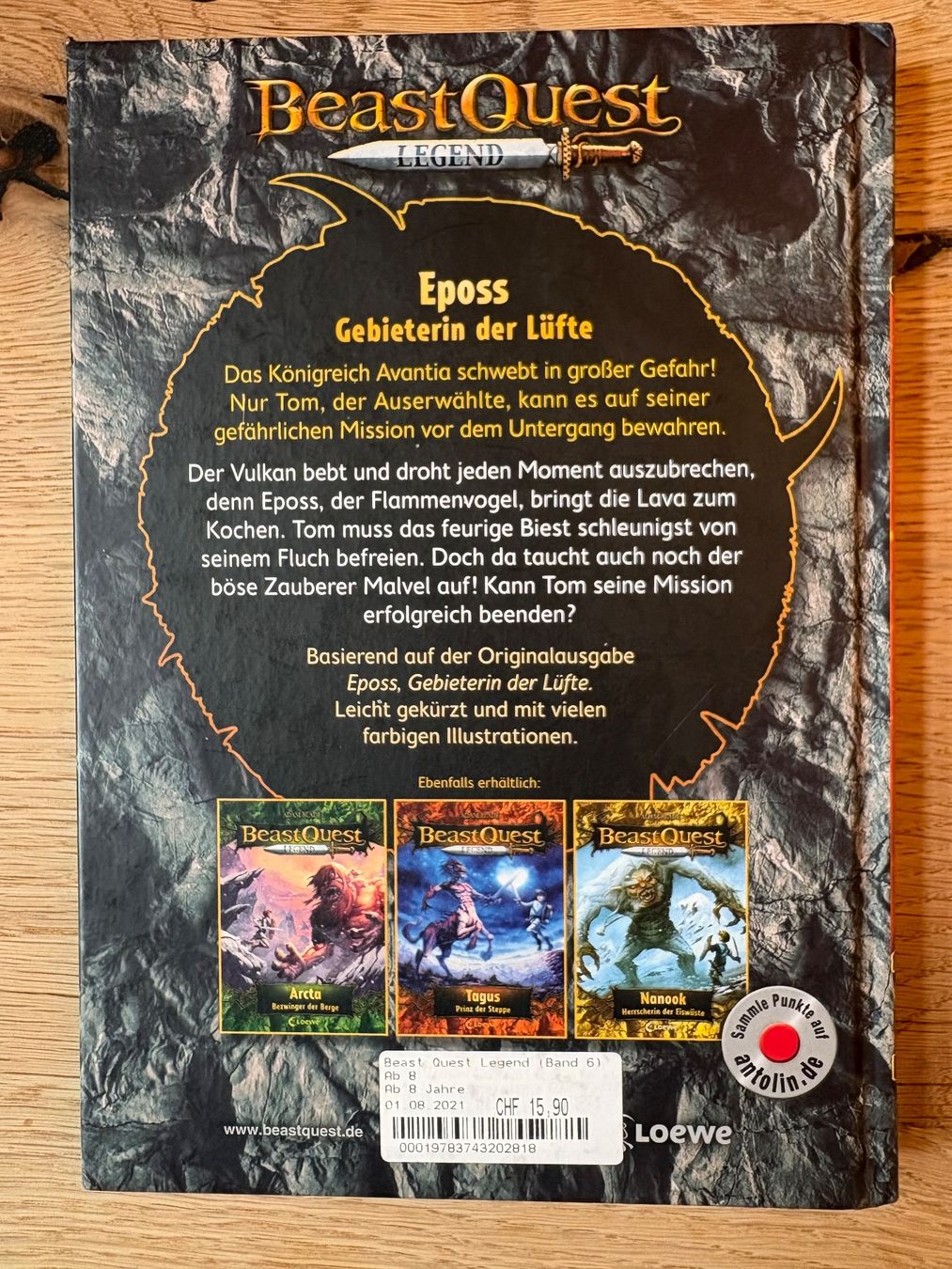 Libri: Beast Quest, Sonderausgabe, Band 6 – Usato da Zürich venduto da Pokimoki_1 1