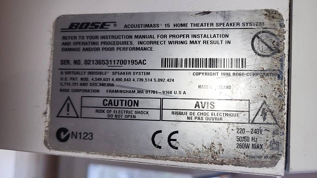Casse acustiche: Bose Acoustimass 15 Heimkino System – Usato da Riedikon venduto da inf_w2vm 4