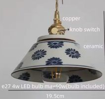 Lampe suspendue LED moderne style nordique céramique
