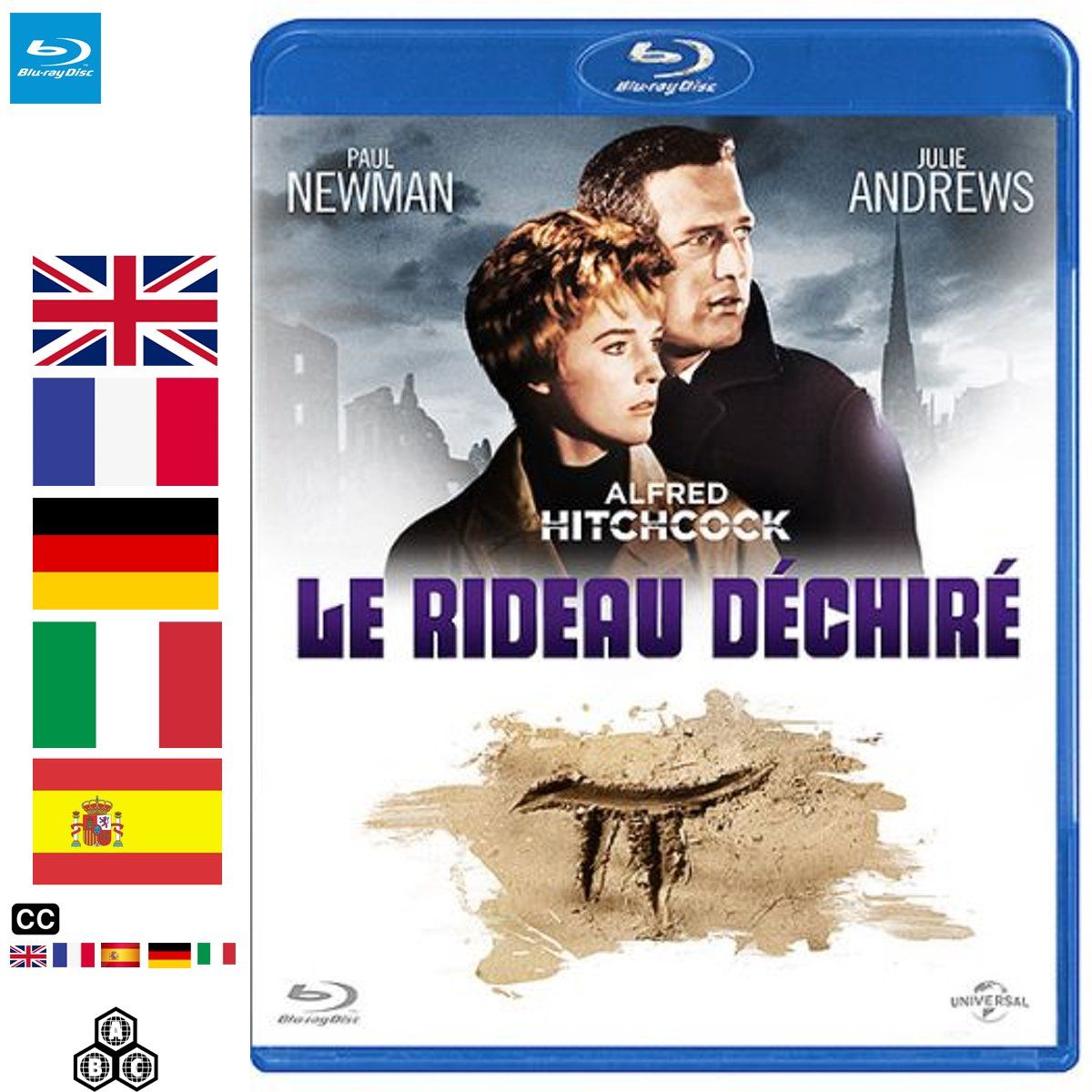 Tous les DVDs: Le rideau déchiré (1966) - Blu-ray – Neuf avec emballage d'origine à Semsales par __Florian__