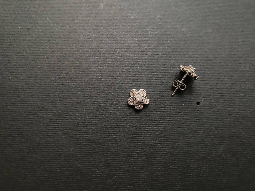 Orecchini pendenti & Orecchini a lobo: Ohrstecker Blume – Usato da Rumisberg venduto da Simba97 3