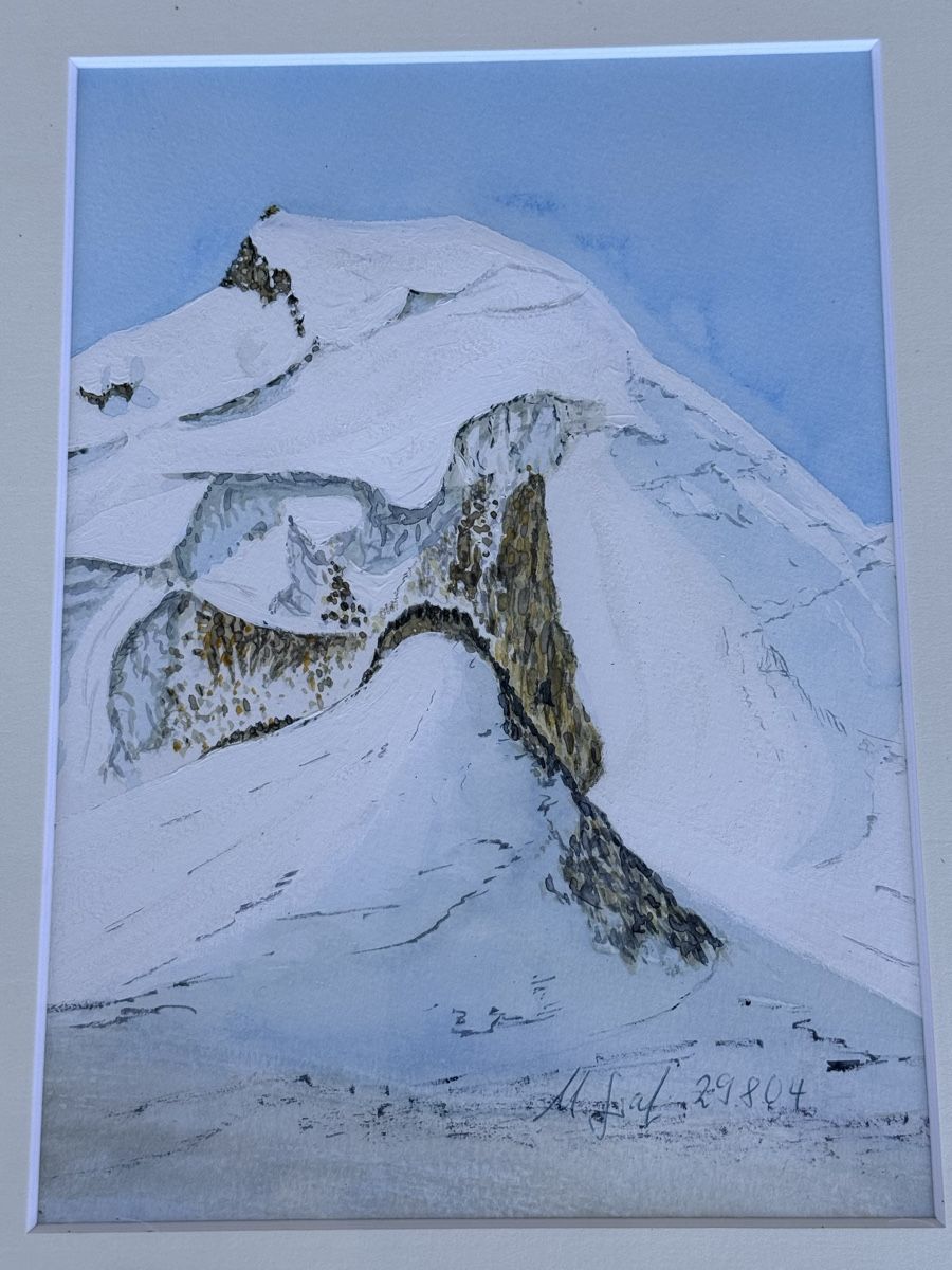 Tableaux: Gemälde - Schweizer Alpen / Winterlandschaft – D'occasion à Solothurn par NUVICO 3