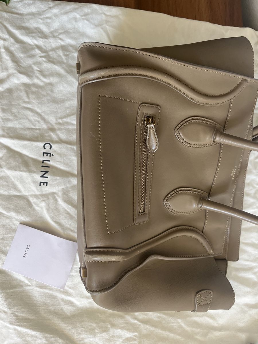 Celine Borse da donna: Céline Luggage Mini Bag taupe/greige – Usato da Zürich venduto da kleinesgrau 5