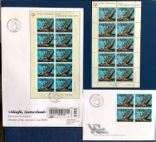 2003 Alinghi FDC +Kleinbogen +FDC 4er