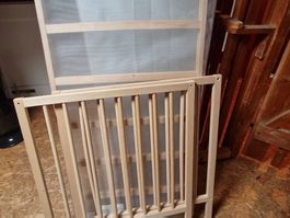 Babybett/Kinderbett aus Holz, Top Zustand, günstig!