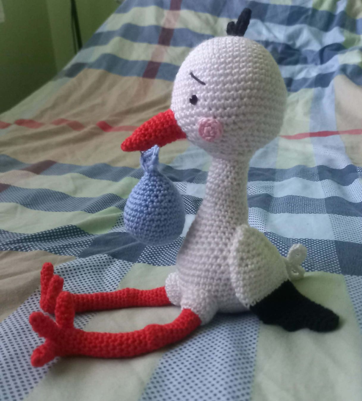 Spielzeuge: Storch, Amigurumi – Neu (gemäss Beschreibung) aus Suhr von halaszpeter 1
