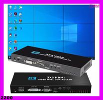 Multi-Screen-Videowand-Controller 9-Monitor-Display