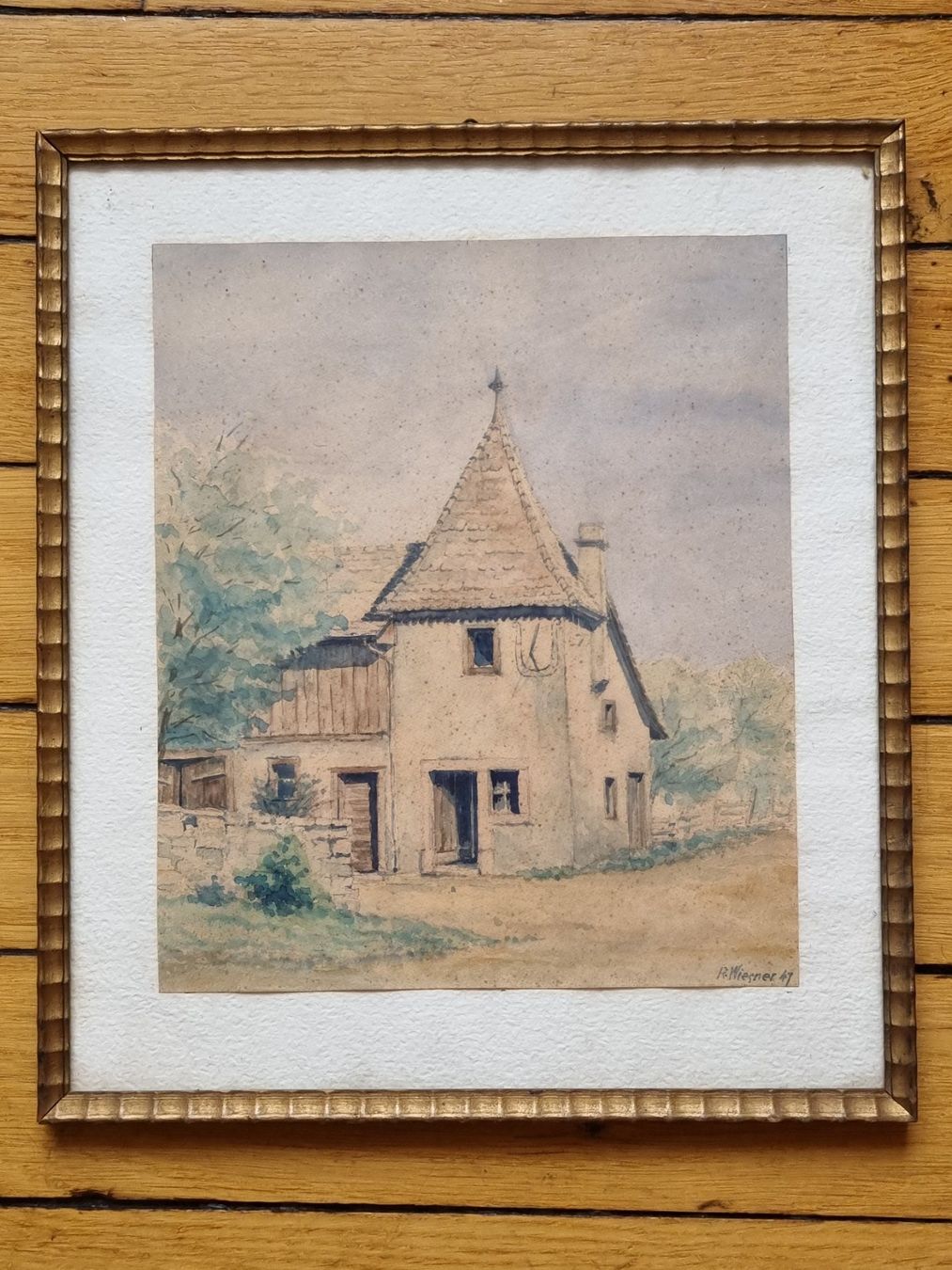 Dipinti: Aquarell R Wiesner – Usato da Schaffhausen venduto da Leveron13 2