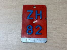 ZH82 Nummerschild CH