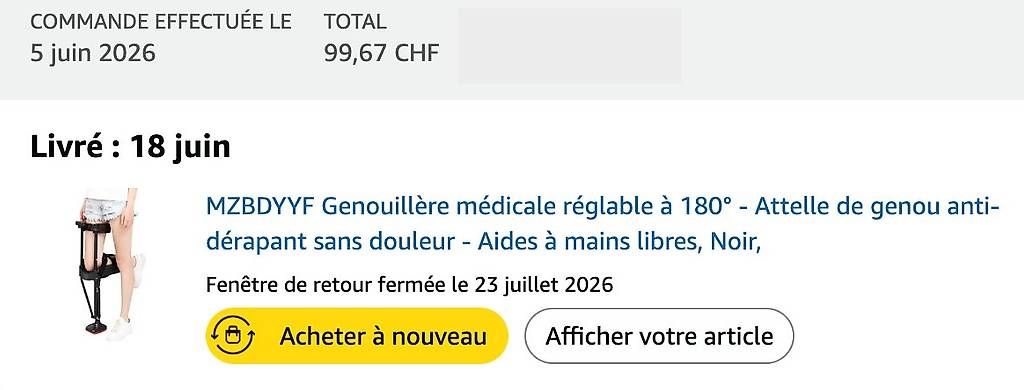 Attrezzature mediche: Béquille mains libre - neuve – Nuovo e nell'imballaggio originale da La Forclaz VD venduto da mar_8b8c 2