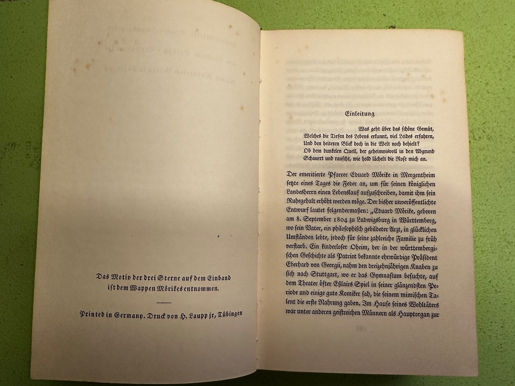 Bücher: Eduard Mörike: Briefe – Gebraucht aus Zürich von allp 2