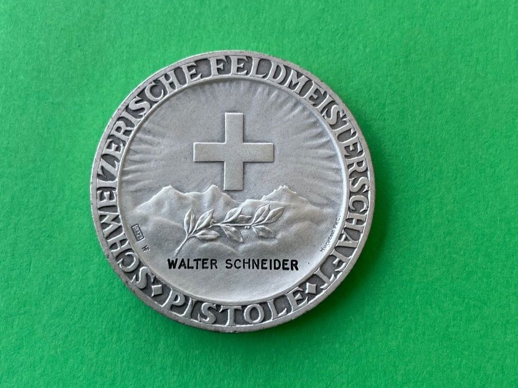 Medaglie: Schweizerische Schuetzenmedaille, Silber 925 – Usato da Bremgarten AG venduto da Schussi 1