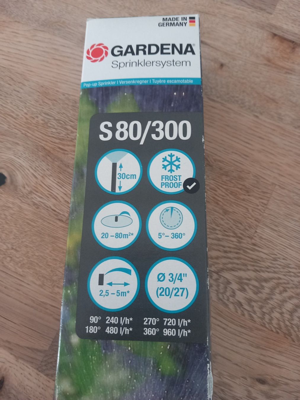 Gardena Tutti gli attrezzi: Gardena Rasensprenger S80/300 – Nuovo e nell'imballaggio originale da Thun venduto da Beas-Allerlei 1