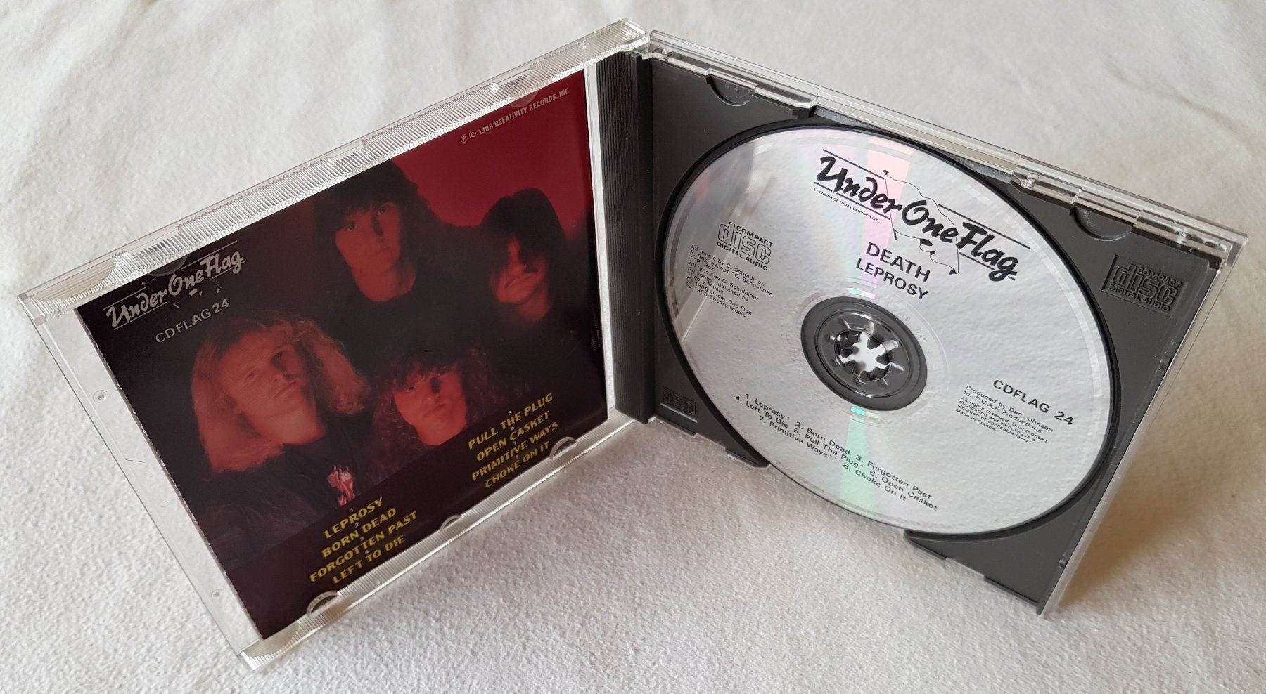 CD: Death - Leprosy - CD - 1988 - Rare First Press – Usato da Uster venduto da Zardodel 3