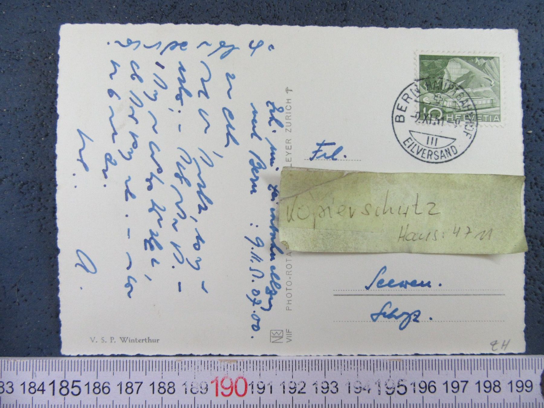 Cartoline postali: WINTERTHUR  19051 ZH AK – Usato da Ettingen venduto da Hausi4711 3
