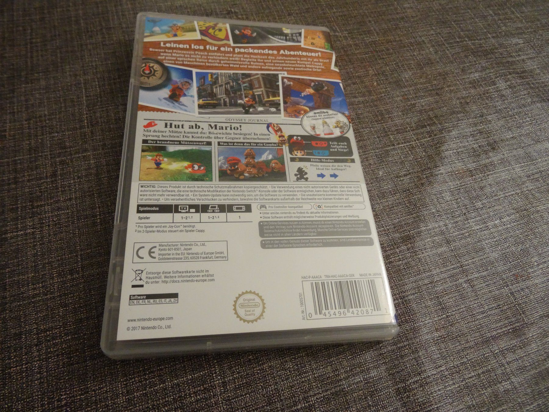 Nintendo Giochi: Super Mario Odyssey Nintendo Switch – Usato da Olten venduto da Disc-Ausverkauf 2